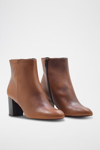 Stivaletti in pelle - Cammello