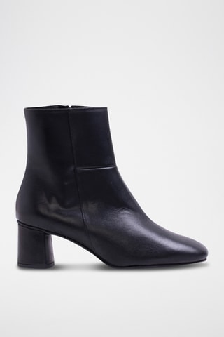 Stivaletti in pelle di bufalo - Nero