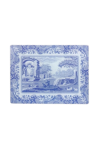 Protector de encimera de vidrio templado Blue Italian - 40 x 0,5 x 30 cm