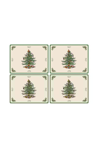 4 manteles individuales Christmas Tree - 40,1 x 29,8 x 0,58 cm