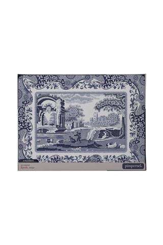 6 manteles individuales Blue Italian - 23 x 30,5 x 0,5 cm