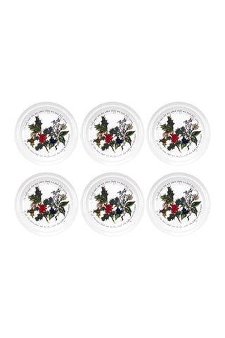 6 platos llanos The Holly & The Ivy - 27 cm