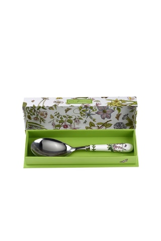 Cuchara para servir de porcelana y acero inoxidable Botanic Garden