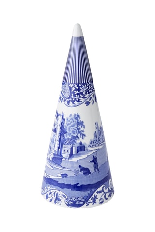 Cono decorativo de porcelana Blue Italian