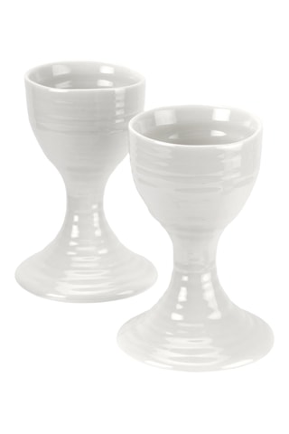 2 hueveras de porcelana Sophie Conran - Blanco