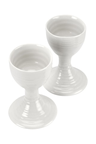 2 hueveras de porcelana Sophie Conran - Blanco