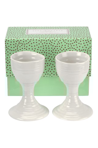 2 hueveras de porcelana Sophie Conran - Blanco