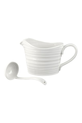 Salsera y cucharón de porcelana Sophie Conran