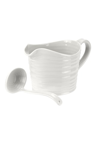 Salsera y cucharón de porcelana Sophie Conran