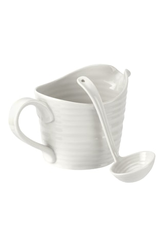 Salsera y cucharón de porcelana Sophie Conran