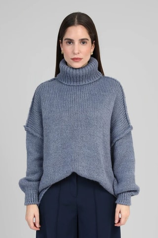 Trui - Gemêleerd Marineblauw