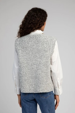 Chaleco de lana - Gris jaspeado