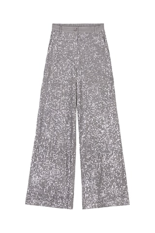 Pantalón con brillo - Gris