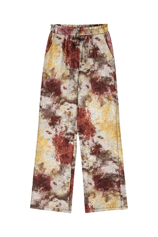 Pantalón tie-dye - Rojo y naranja