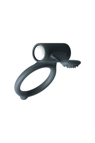 Anneau pénien vibrant Power Clit Noir