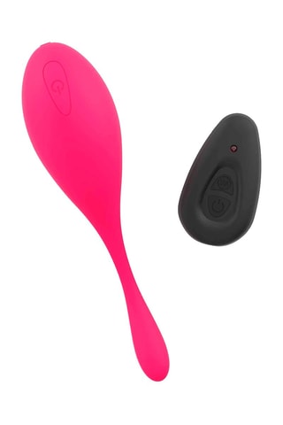 Œuf vibrant télécommandé Secret Vibe 2 - Rose et noir - 14,5 cm