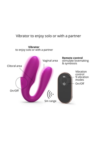 Vibromasseur Match up - Violet - 10 cm