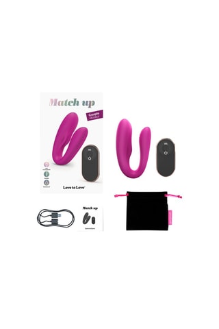 Vibromasseur Match up - Violet - 10 cm