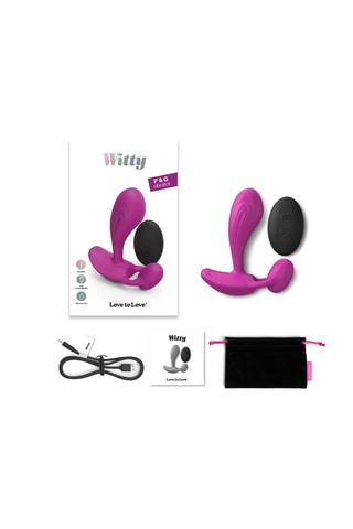 Vibromasseur Witty - Rose - 10 cm