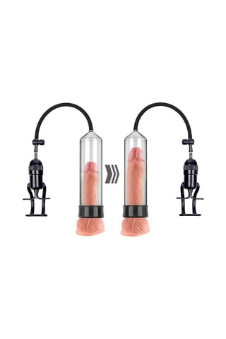 Pompe Rise Finger Grip - Transparent et noir