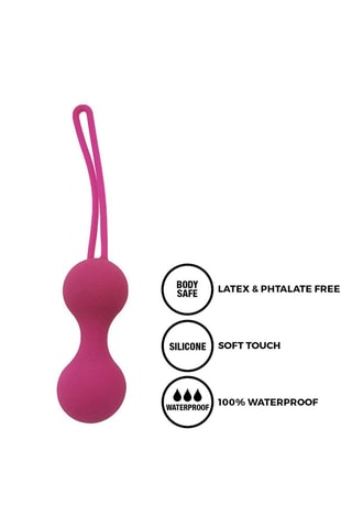 Boules de geisha waterproof Easy Perfect - Magenta - 16 cm