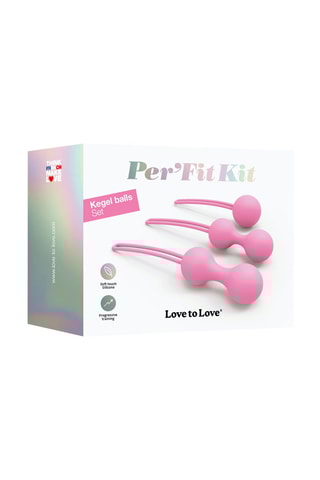 3 boules de geisha Per'Fit Kit - Rose