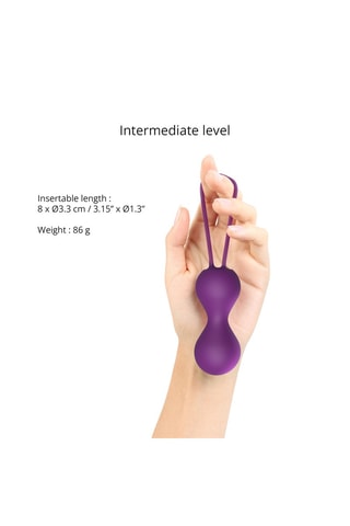 Boules de geisha - Joia - Violet - 15,5 cm