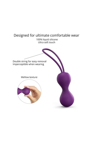 Boules de geisha - Joia - Violet - 15,5 cm