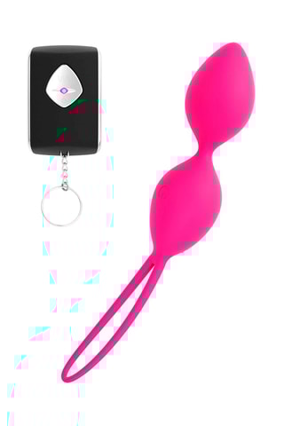 Boules de geisha waterproof Divine Balls - Rose - 20,5 cm