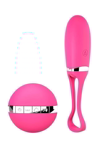Œuf vibrant télécommandé Secret Delight - Magenta - 14 cm