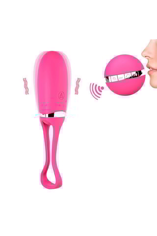 Œuf vibrant télécommandé Secret Delight - Magenta - 14 cm