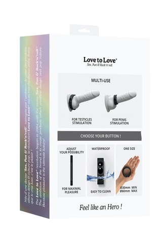 Cockring Hero Ring - Noir - 3 cm