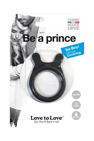 Cockring Be a Prince - Noir - 3,2 cm