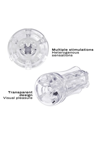 Gaine pour masturbateur Deep Blow - Transparent - 14,9 cm
