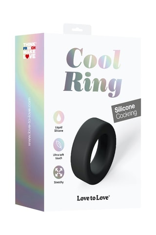 Cockring Cool Ring Noir - 3 cm