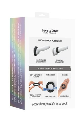 Cockring Cool Ring Noir - 3 cm