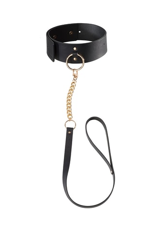 Collier avec laisse Maze - Noir