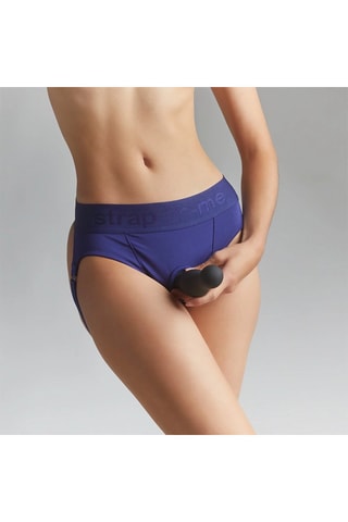 Arnês com cinto de segurança Heroine - XL - Vermelho e malva