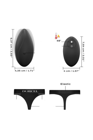 Coffret Discreet Vibe Taille XL -  Noir