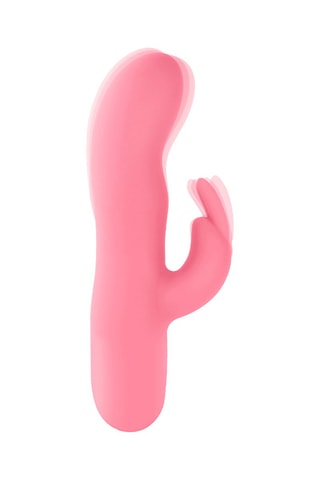 Vibromasseur Rabbit waterproof - Rose - 19 cm
