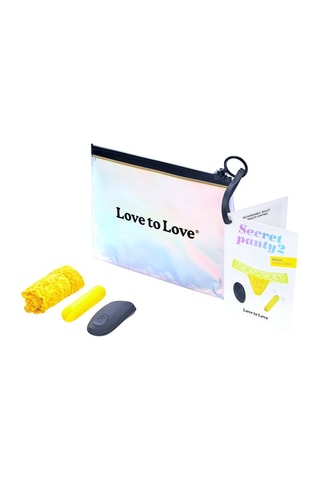 Vibromasseur et culotte Secret Panty 2 - Jaune