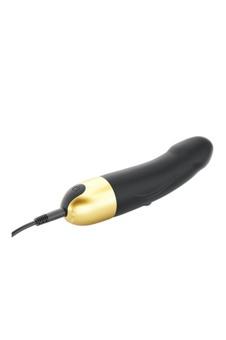 Vibromasseur Real Vibration S 2.0 - Noir et doré - 16,2 cm