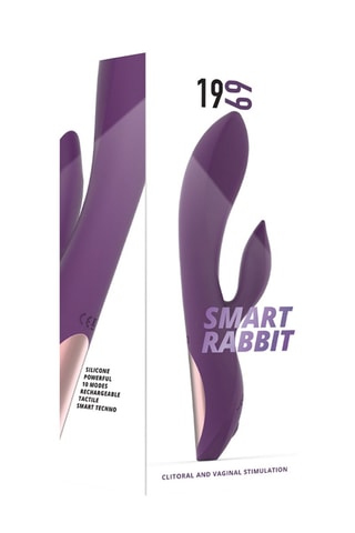 Vibromasseur Smart Rabbit - Violet - 20 cm