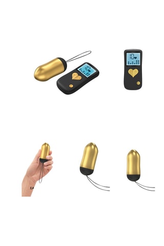 Vibromasseur Cry Baby - Noir et doré - 7,5 cm