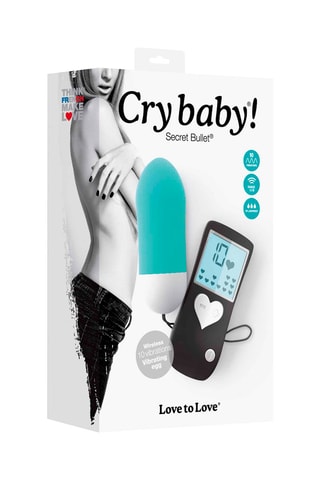 Vibromasseur Cry Baby - Turquoise - 7,5 cm