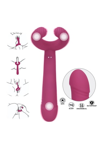 Vibromasseur Please Me - Rose - 21 cm