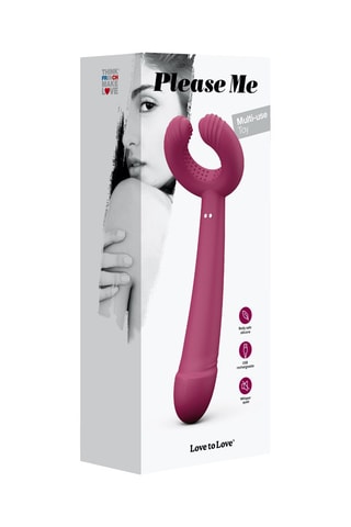 Vibromasseur Please Me - Rose - 21 cm