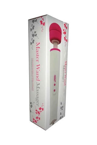 Vibromasseur - Master Wand - Blanc et rose - 32 cm