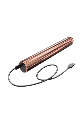 Vibromasseur Golden Boy 2.0 - Doré rose - 19 cm