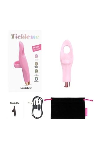 Vibromasseur Tickle Me - Rose - 13,4 cm